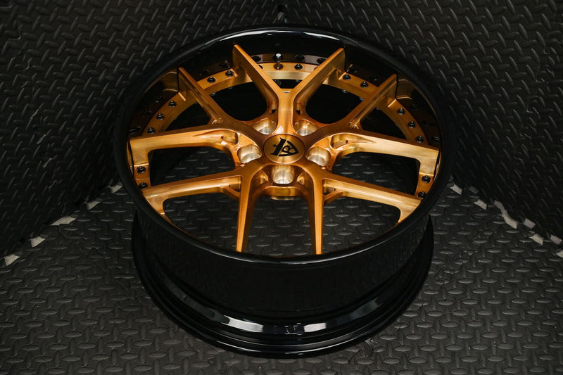 2024 Audi S5 Custom Deep Dish Transparent Copper Forged Wheels: RV-DR08