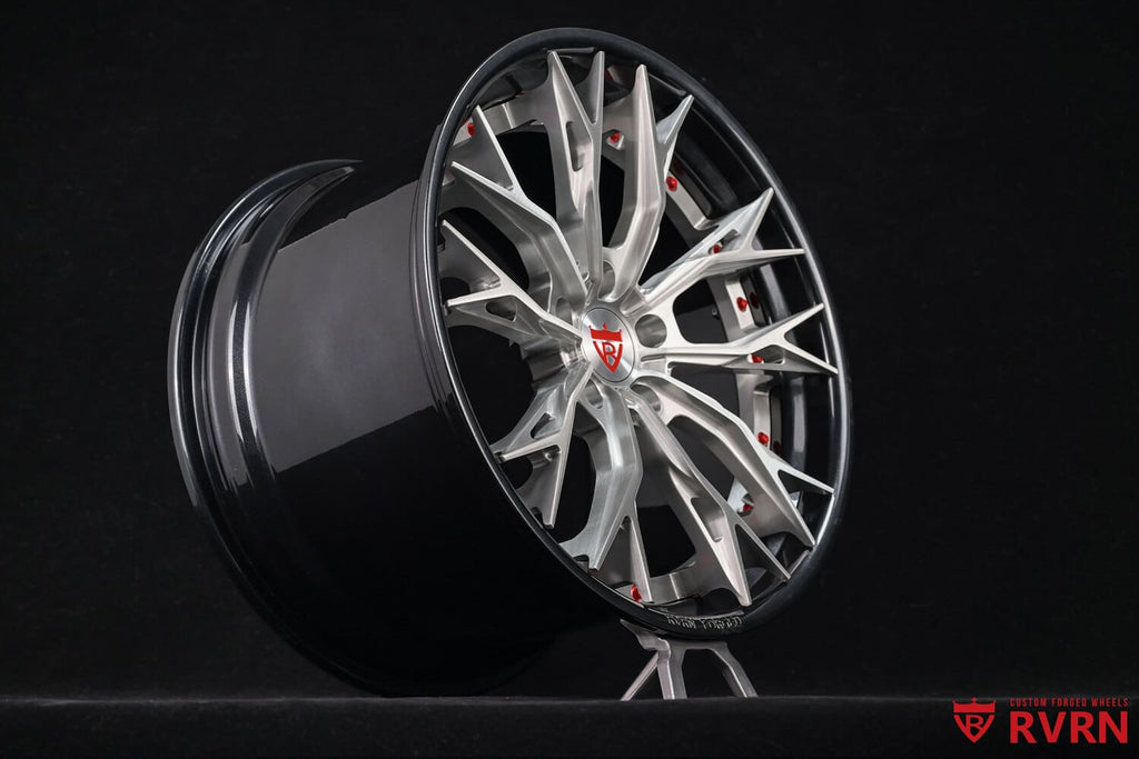 2024 Corvette C8 Z51 Custom Brushed Silver Forged Wheels: RV-DC04