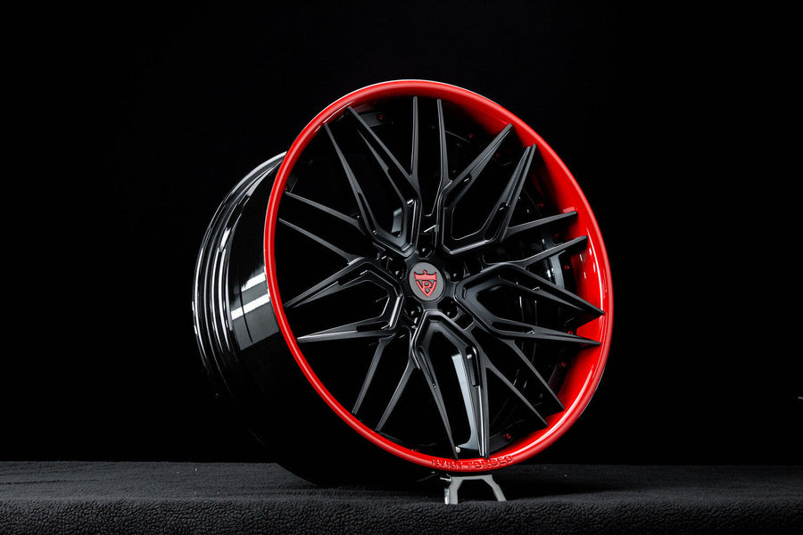 2024 Bmw Xm Label Red Custom Concave Matte Black Forged Wheels: RV-T081