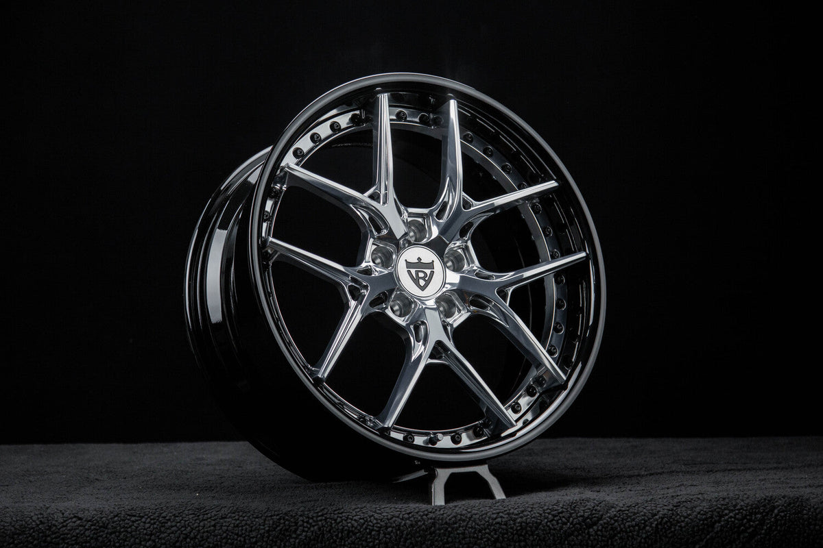 2024 Lexus Is300 F Sport Awd Custom Gloss Black & Polished Aluminum Forged Wheels: RV-DR08