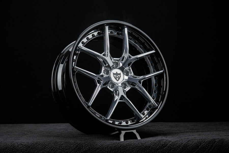 2024 Lexus Is300 F Sport Awd Custom Gloss Black & Polished Aluminum Forged Wheels: RV-DR08