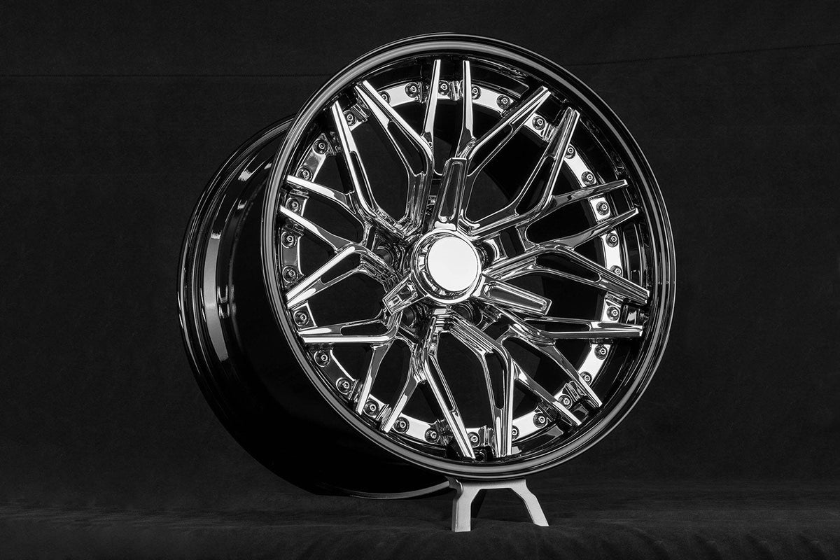 1963 Chevelle Custom Concave Chrome Forged Wheels: RV-C081
