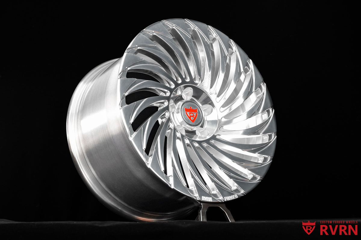 2026 Tesla Model S Long Range Polished Aluminum Wheels: RV-MF150
