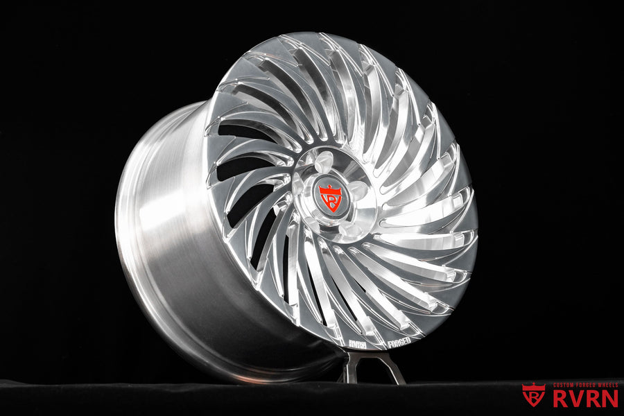 2026 Tesla Model S Long Range Polished Aluminum Wheels: RV-MF150