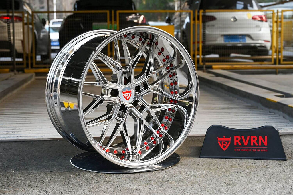 1973 Camaro Custom Deep Dish Chrome Forged Wheels: RV-T081