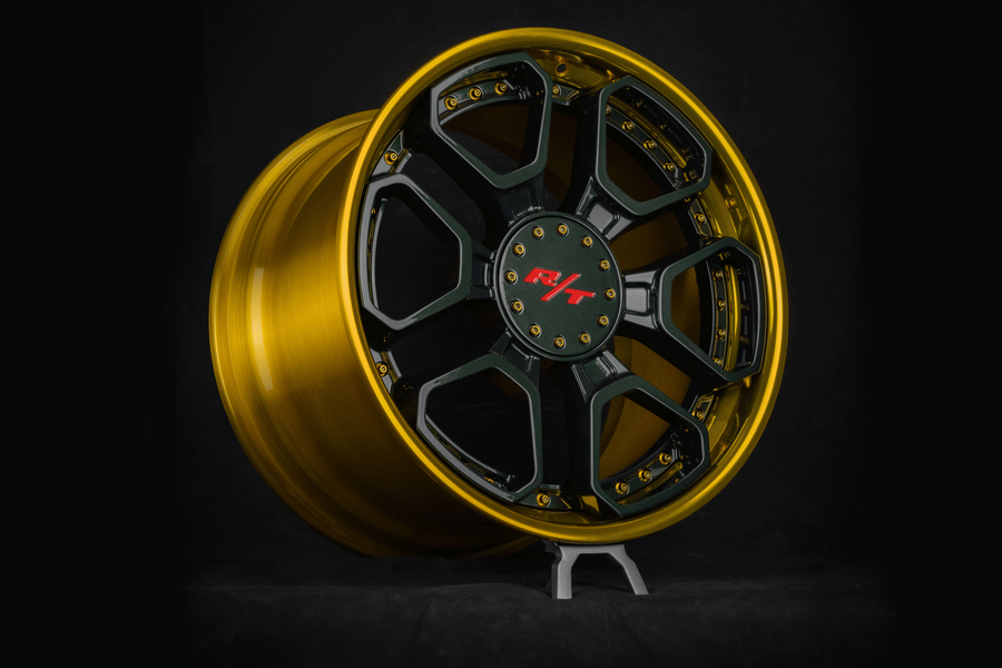 Dodge Dakota RT gold and black wheels: RV-DR28