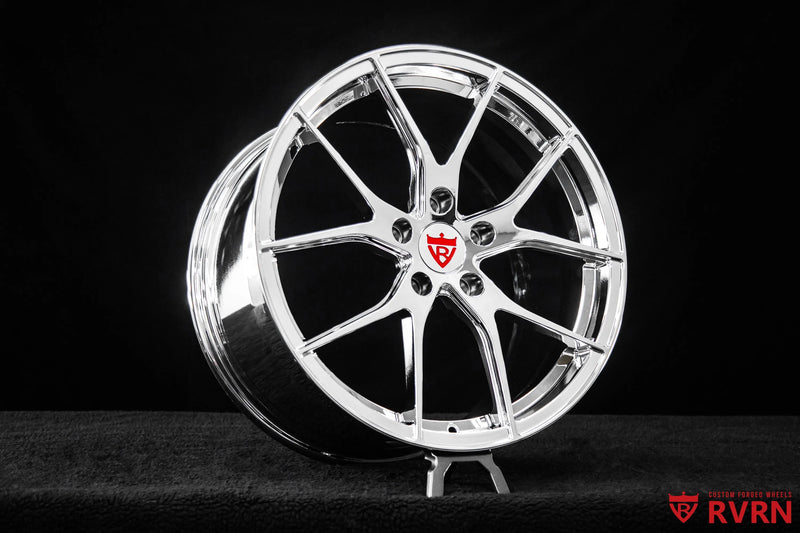 2007 Corvette C6 Z51 Y Spoke Chrome Forged Wheels: RV-MC24