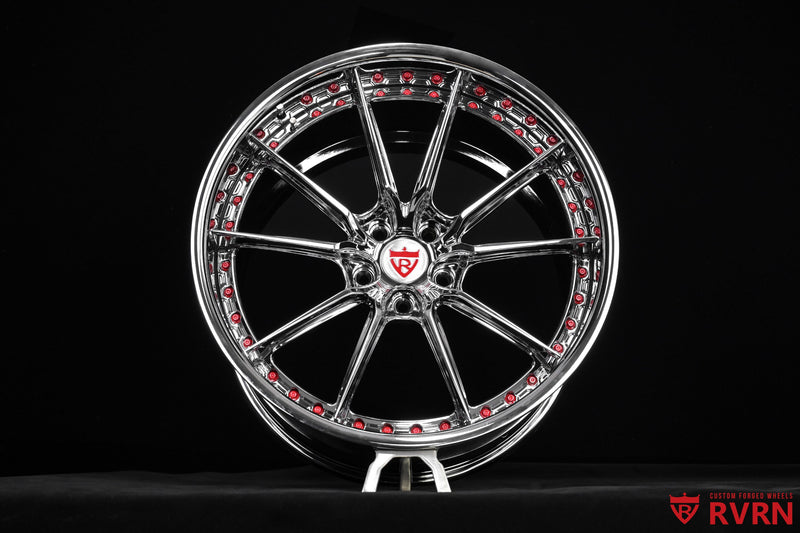 2024 Corvette C8 Z06 Deep Dish Chrome  Forged Wheels: RV-DC05