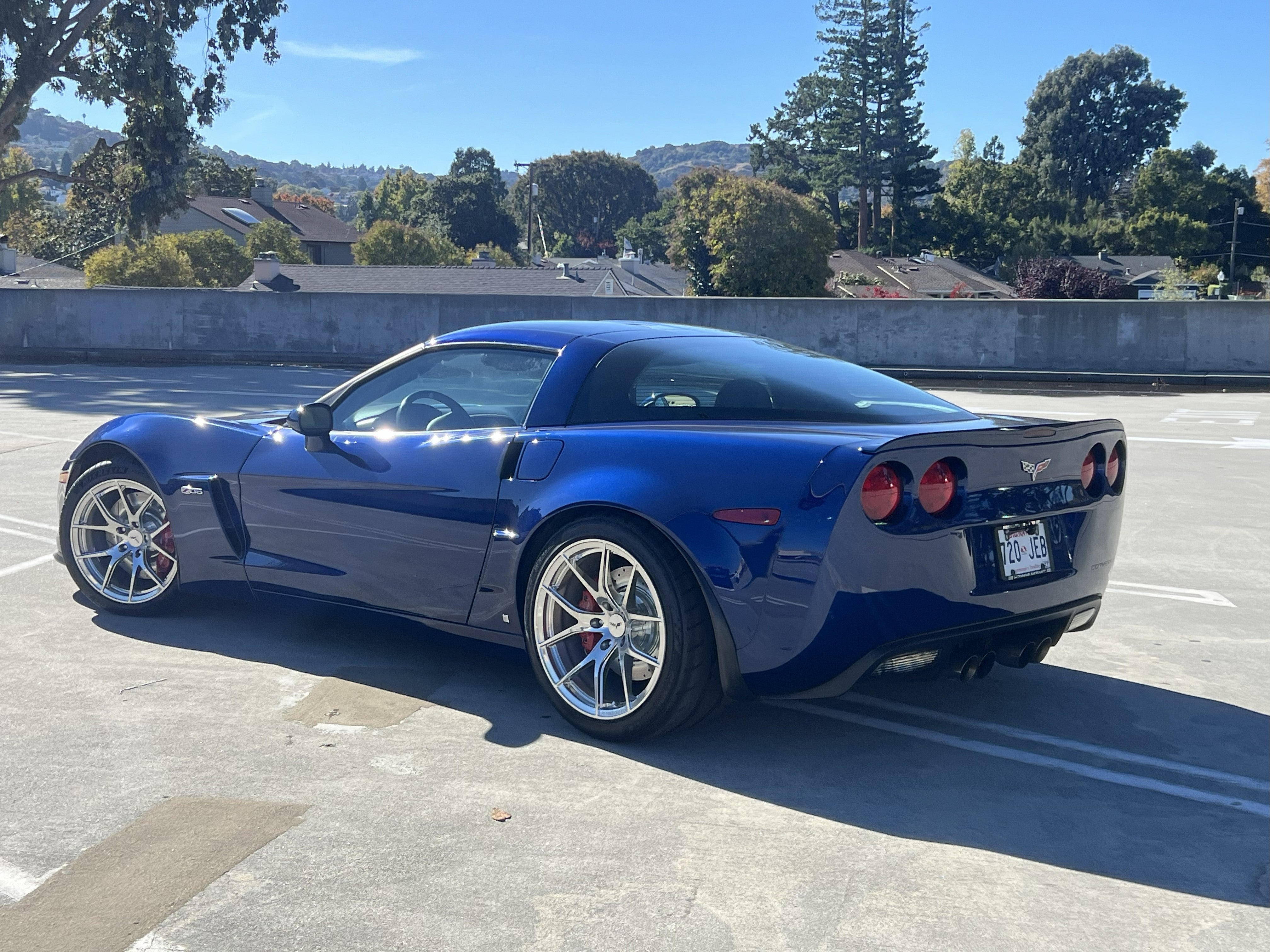 2007 Corvette C6 Z06 on Deep Concave Forged Wheels | RVRN RV-MC24