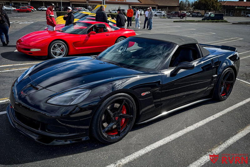 2005 Corvette C6 Convertible Base Model on RVRN Custom Wheels RV-MC35