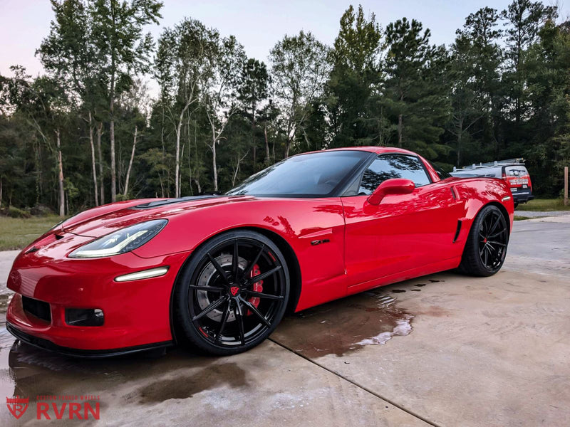 2013 Corvette C6 Z06 on RVRN Forged RV-MJ02 showcasing RVRN Wheels and custom forged wheels features.
