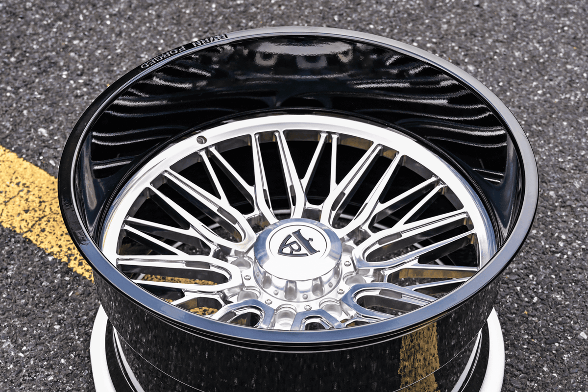 2024 GMC Sierra 3500 Custom Deep Dish Forged Monoblock 24x14 Wheels: RV-T081