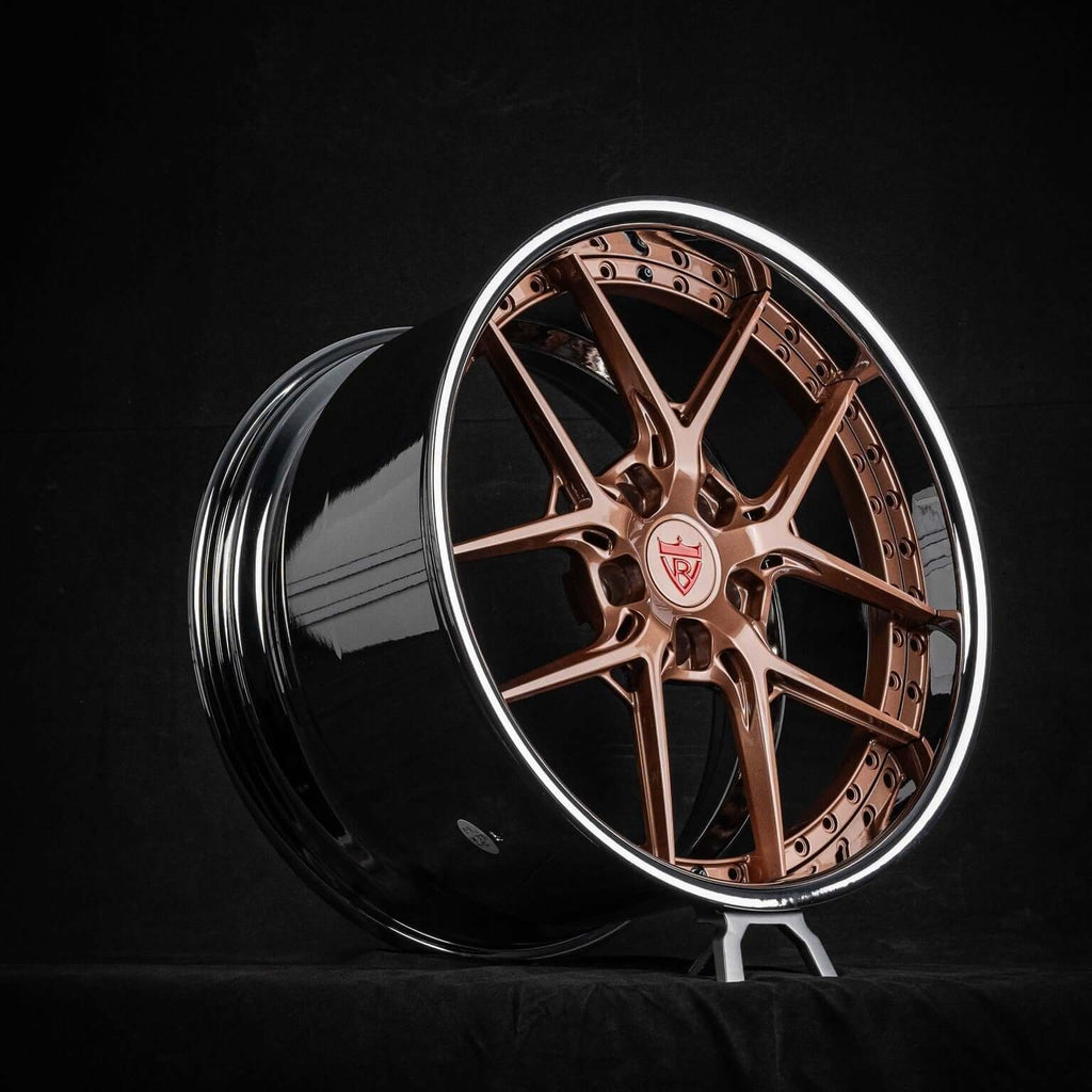 Corvette C7 Custom Chrome Deep Dish Wheels: RV-DR08D