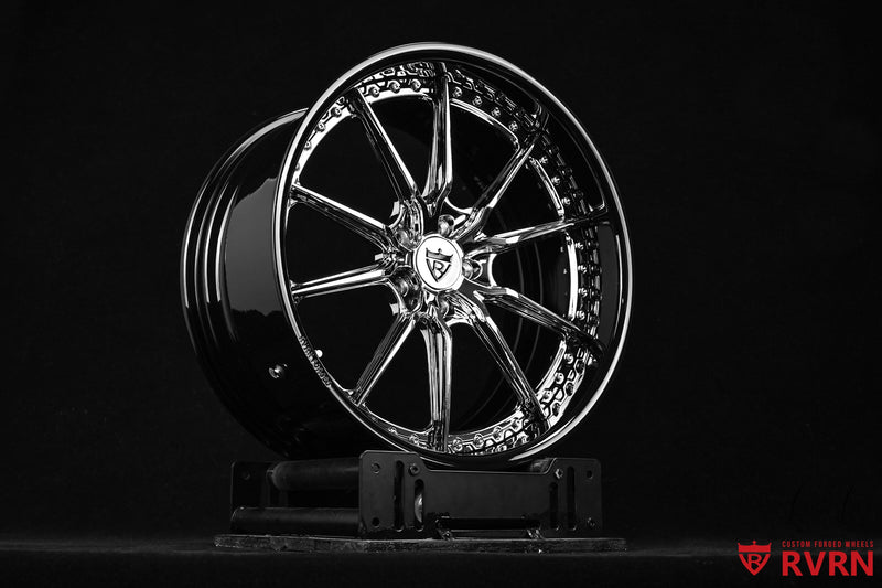 2020 Mercedes-Benz C43 AMG Custom Forged Chrome Deep Dish Wheels: RV-DC05