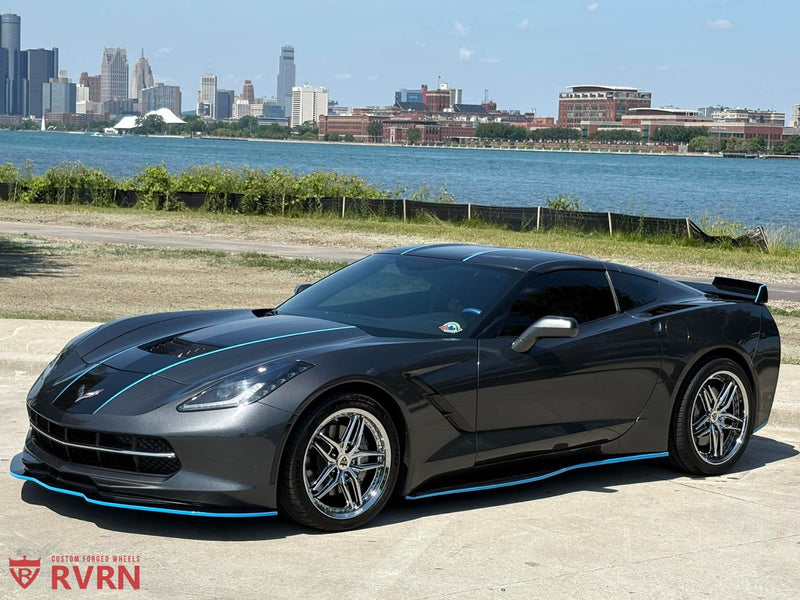 2017 Corvette C7 Stingray on RVRN Forged RV-MP03 & RV-DP03 in a vehicle gallery with custom wheels.