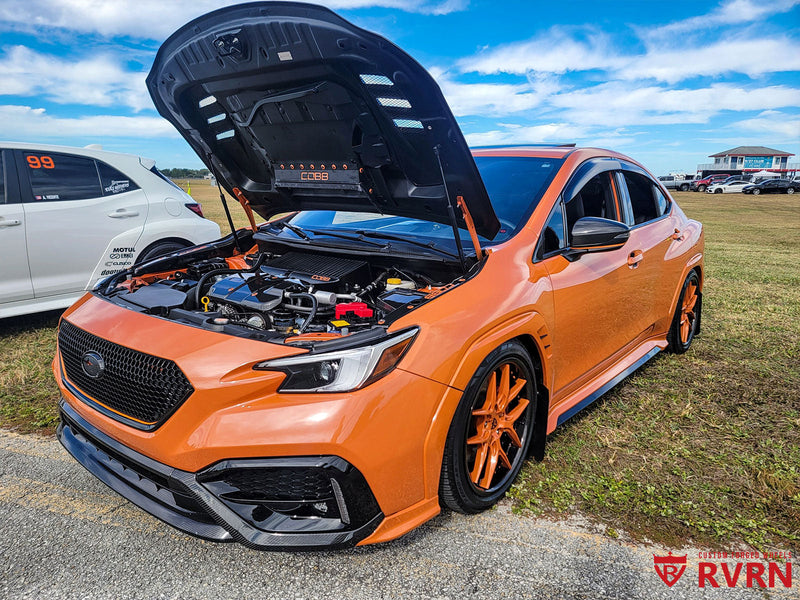 2023 Subaru WRX Limited on RVRN Forged RV-DR08D showcasing RVRN Wheels in a vehicle gallery with custom forged wheels.
