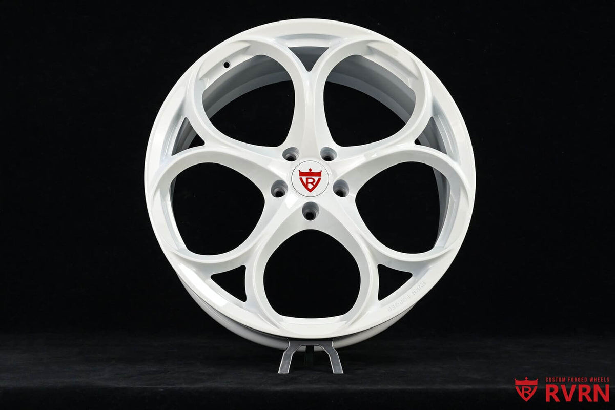 2012 BMW 650i Custom Pearl White Forged Wheels: RV-MS016