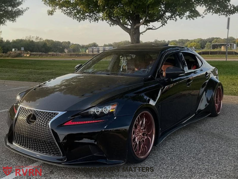 2014 Lexus IS350 on RVRN Custom Forged Wheels RV-T081 in a vehicle gallery showcasing custom forged wheels.
