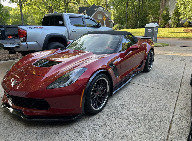 c7 z06 corvette aftermarket wheels deep dish forged 2 piece rv t081