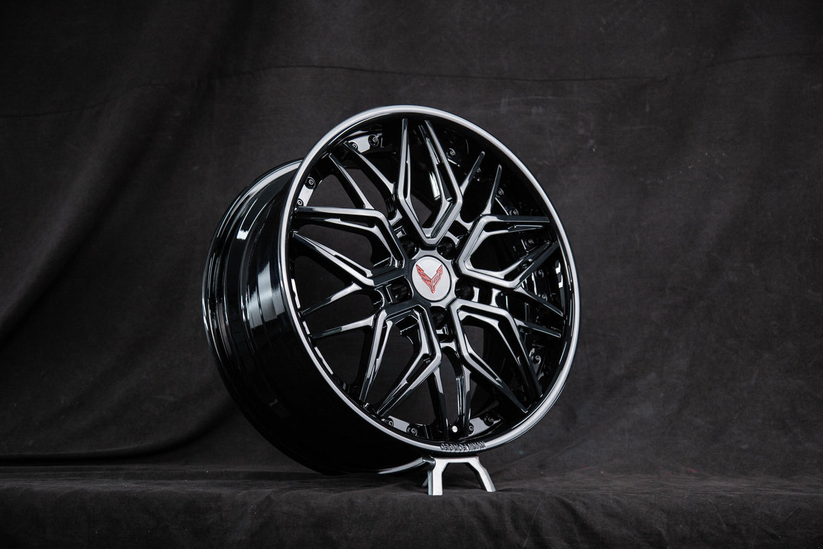 2022 Corvette C8 Z51 Custom Forged Deep Dish Wheels: RV-T081
