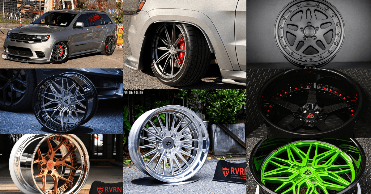 Jeep Custom Forged Wheels Series-RVRN Forged 1-Piece, 2-Piece Rims for your truck in 20inch, 22inch, 24inch sizes.