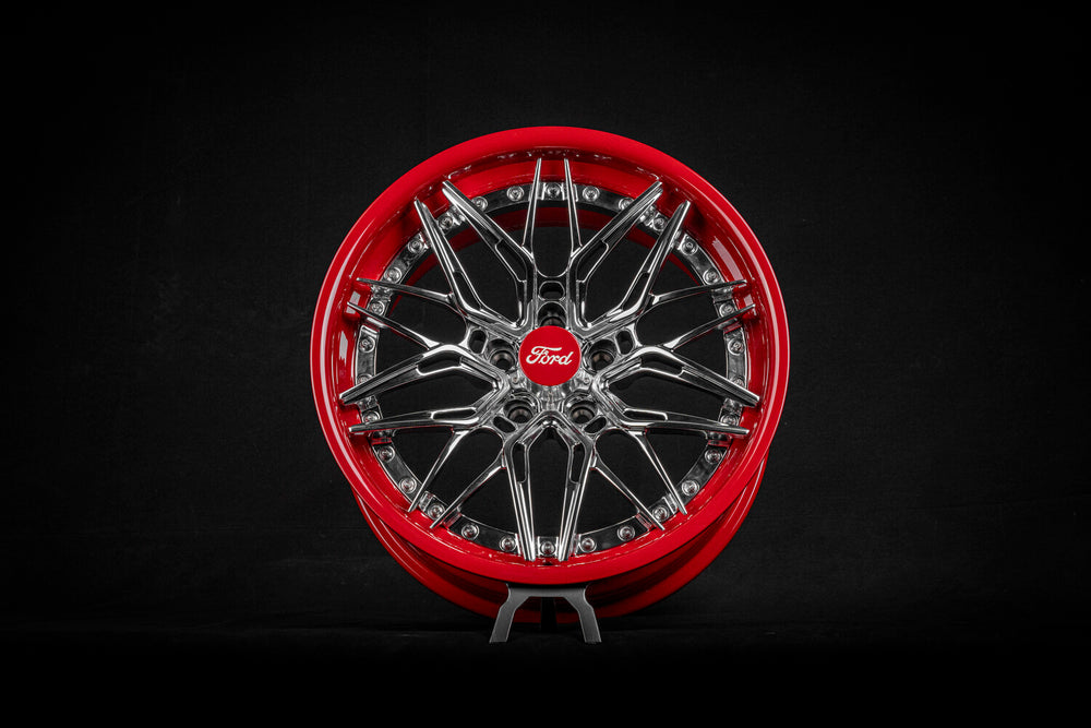 Custom-made wheel caps for RV-C081 forged wheels