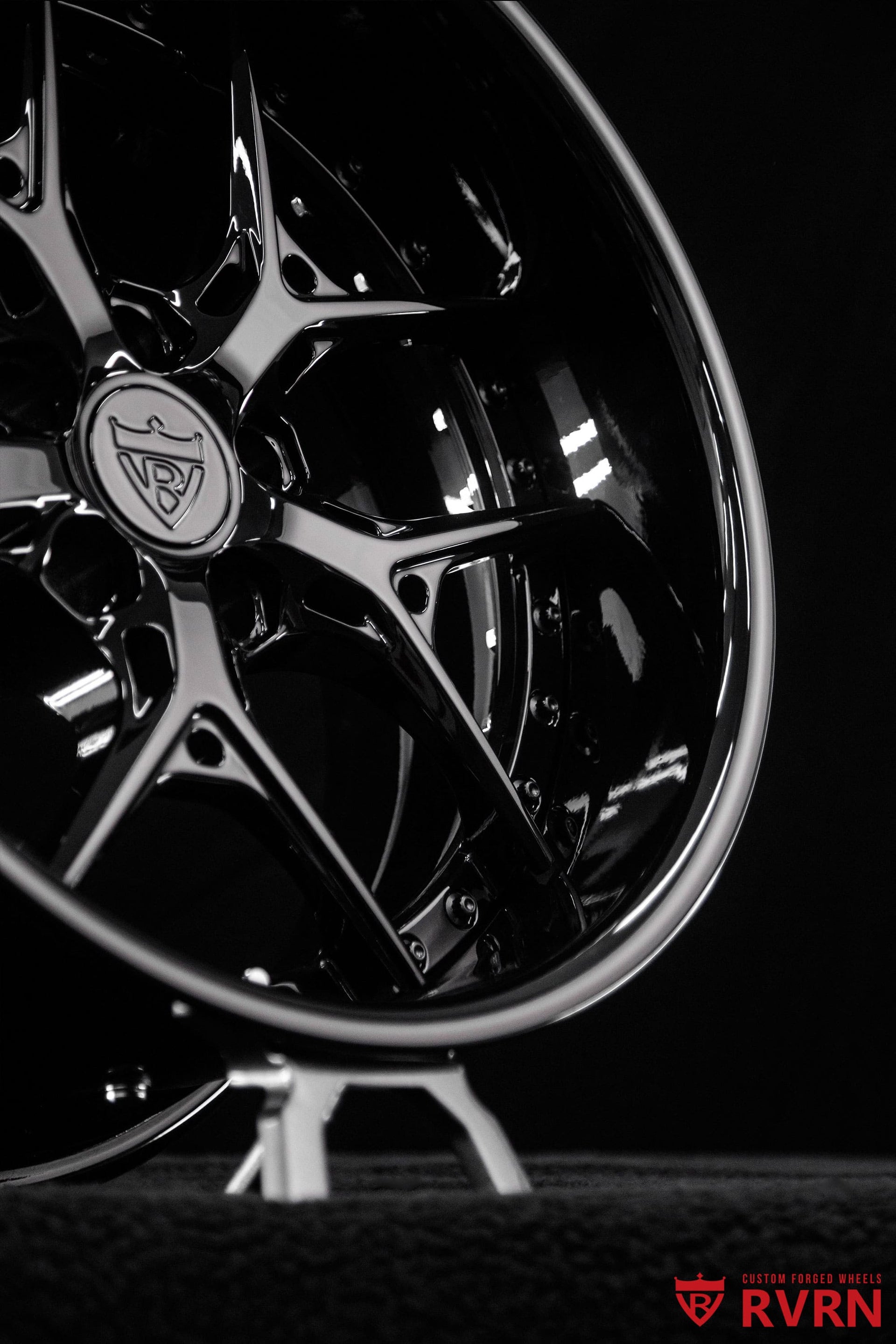 1968 Chevy Camaro OEM brake compatible forged wheels with customized RV-DR08D fitment, 18x9 front and 18x10 rear sizing