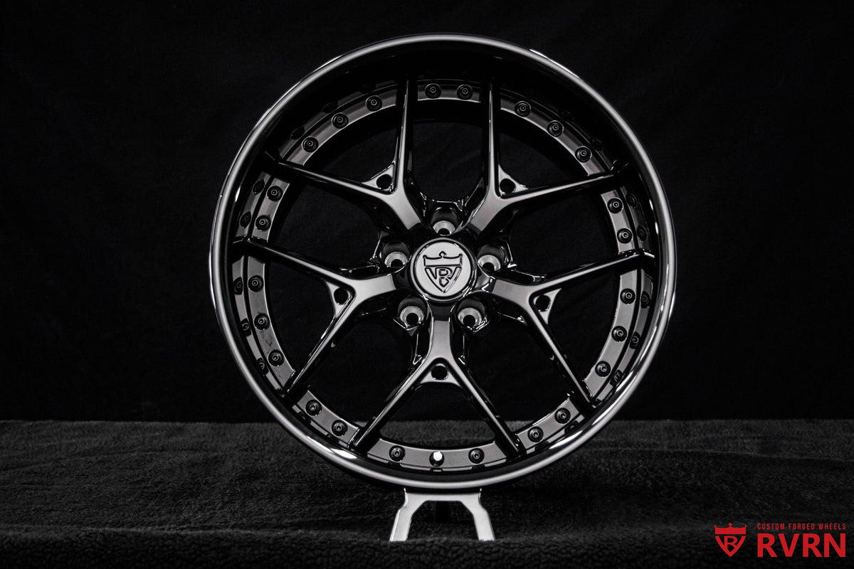 1968 Chevy Camaro Gloss Black Wheels: RV-DR08D