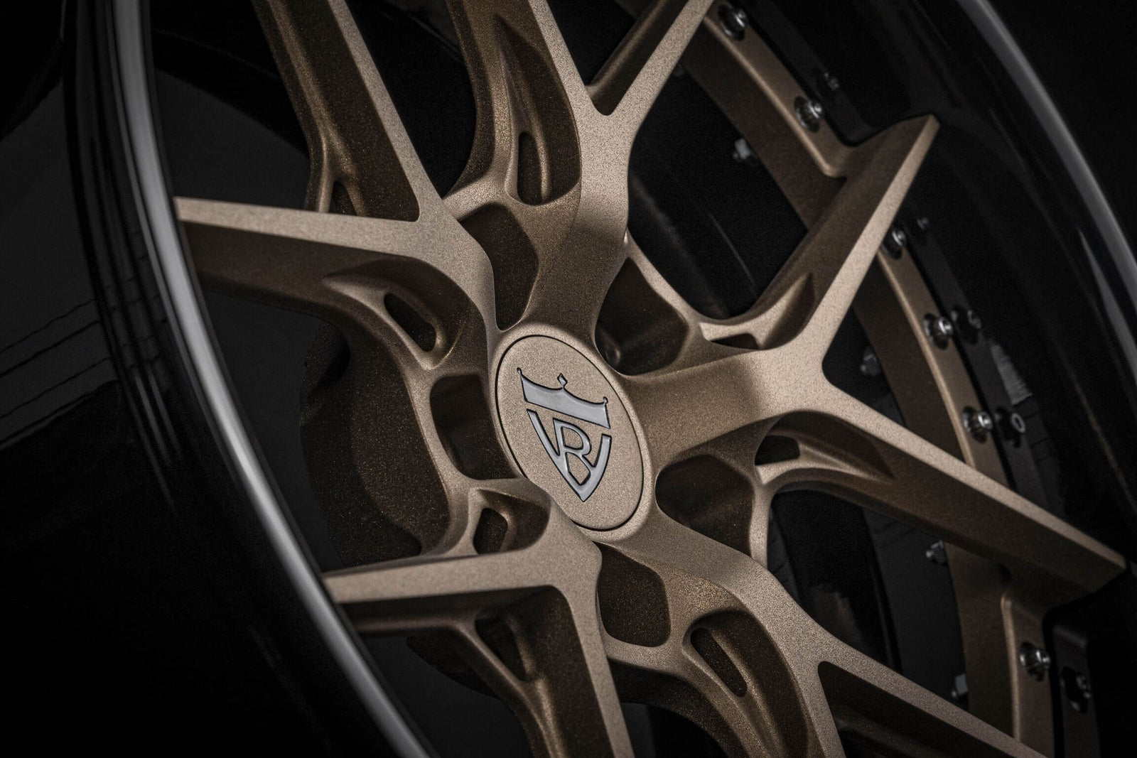 Side view of 1969 Chevelle Malibu with matte bronze forged wheels