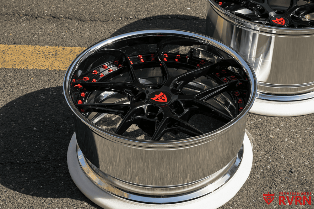 RV-DR08D 2-piece forged deep dish rims on 1969 Chevrolet C10