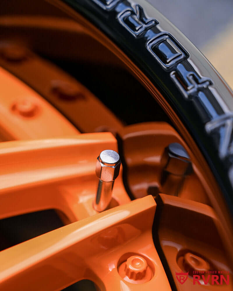 Custom deep dish forged rims for 1969 Dodge Charger by RVRN