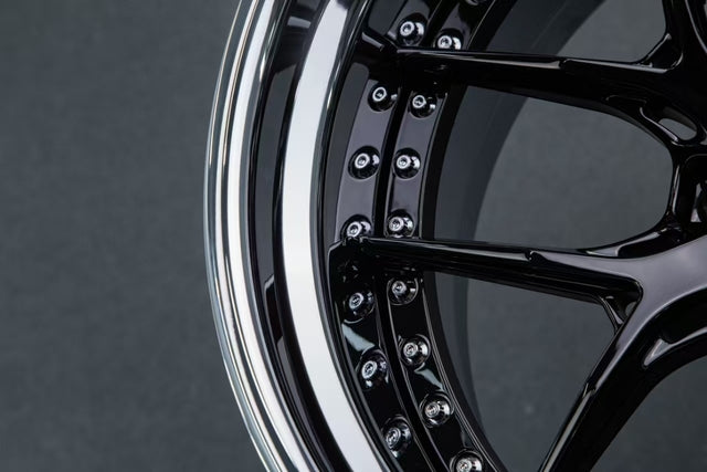 Rear angle highlighting deep dish design on 1970 Dodge Charger wheels