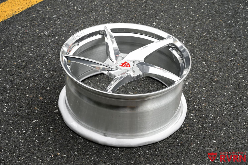 RV-MC35 polished forged Mustang wheels custom fit