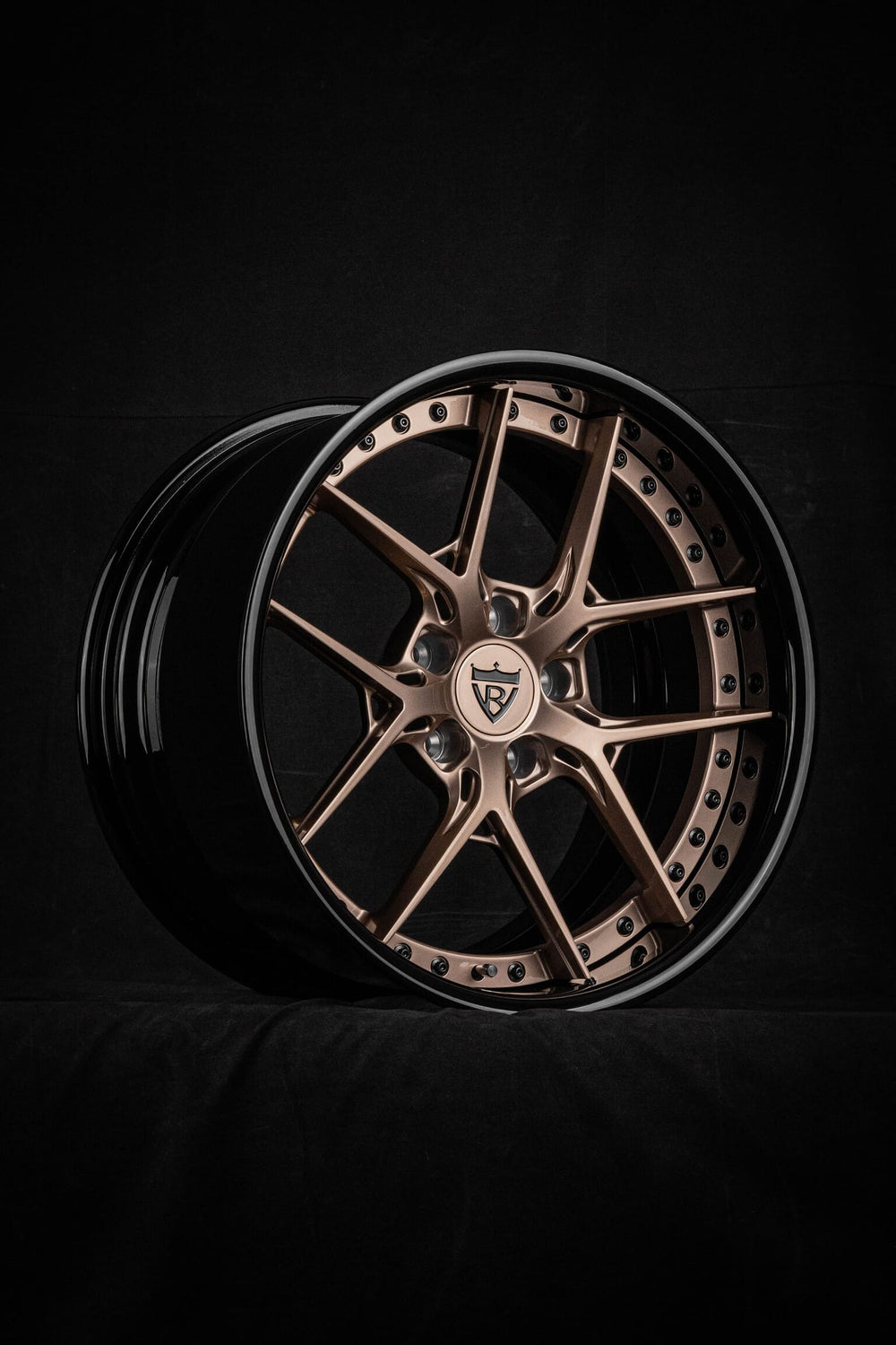 Pair of RV-DR08 bronze forged wheels – front and rear