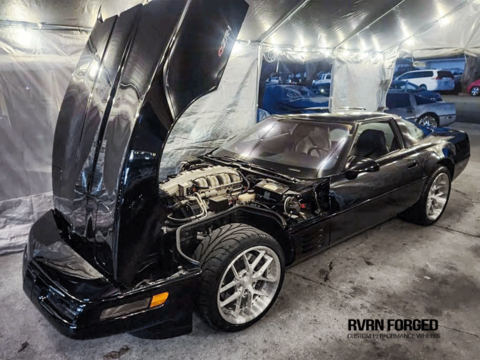 Custom C4 Corvette wheels designed for ZR1 fitment