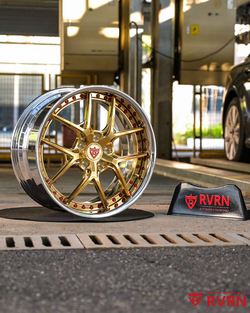 2000 Corvette C5 custom forged rims RV-DR08 polished design