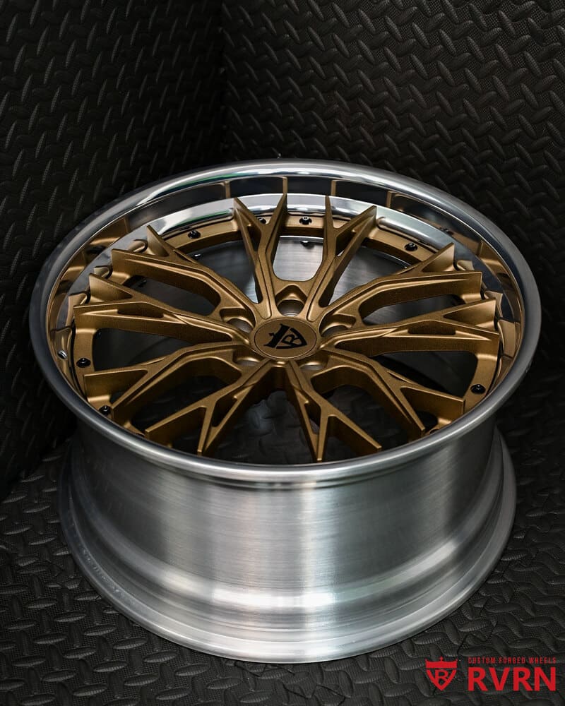 Custom forged wheel fitment for Lexus SC430 by RVRN