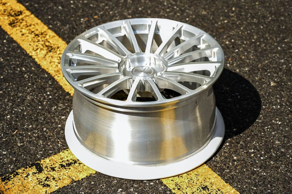 Brushed silver forged wheels for Mercedes Benz SL500
