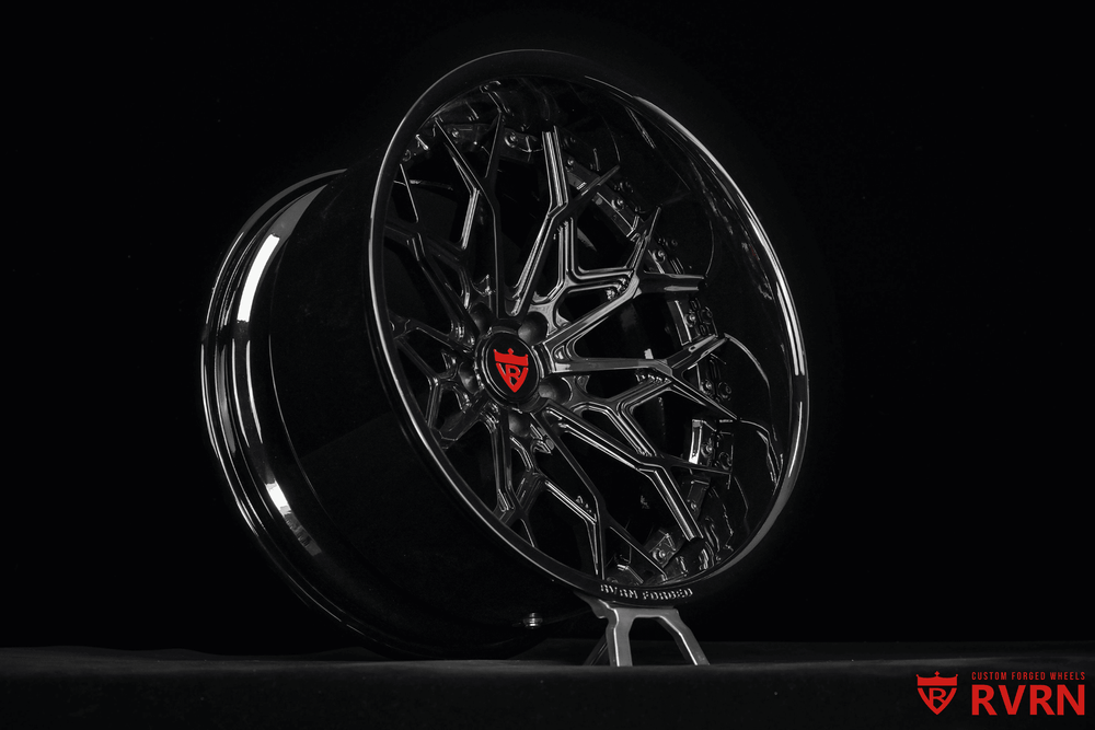 Deep lip and deep concave Mustang wheels, RV-DN02 2-piece forged design