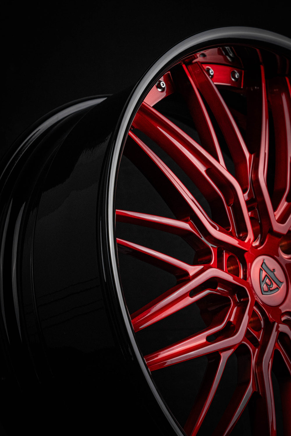Custom forged deep dish wheels designed for Chevy Tahoe