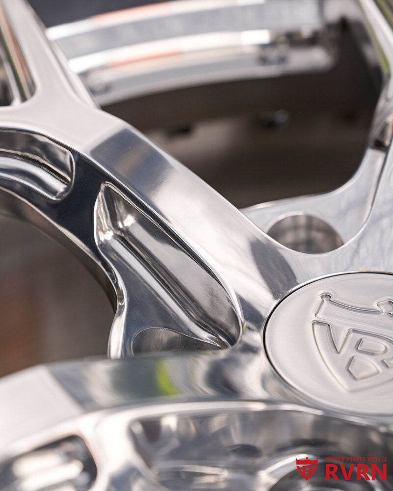 Detailed forged hardware RV-DC69 custom Corvette C6 wheels