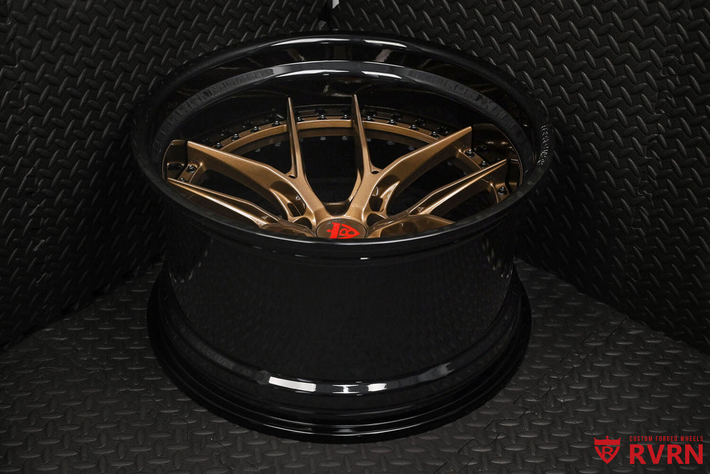 2007 Ford Mustang GT Premium wheels RV-DR08D front view deep dish forged