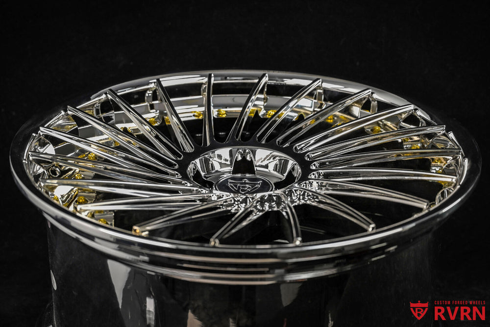 Deep dish aftermarket wheels with brake clearance for Mercedes CL600