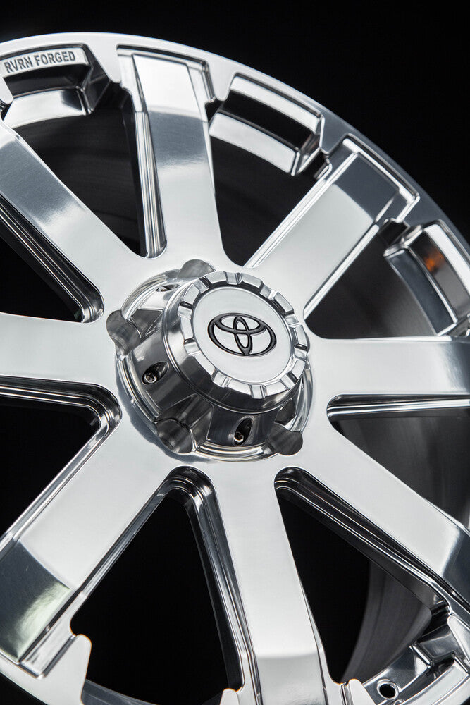 Forged wheel lug nuts detail on RV-MG01 for Toyota Tundra 4x4 TRD