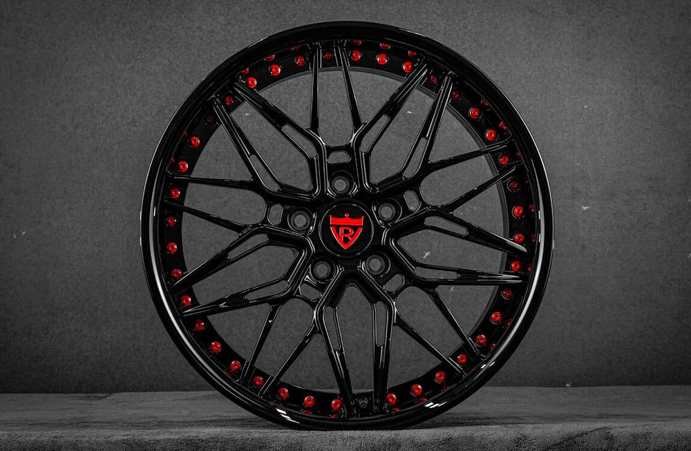 RVRN forged wheels custom-designed for BMW e92
