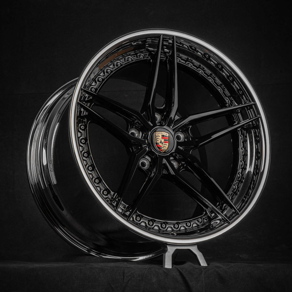 2008 Porsche 911 Turbo: Custom 5 Spoke Chrome Wheels RV-DP03 – RVRN WHEELS