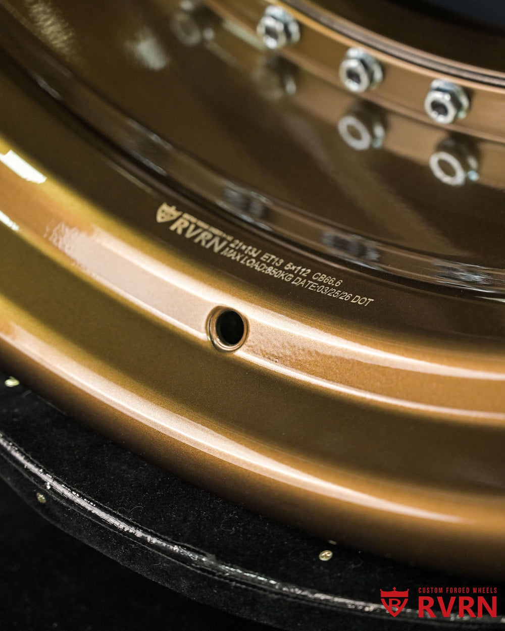 Deep dish 5 spoke Benz forged wheels by RVRN Wheels for high performance Mercedes AMG applications