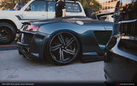 Audi R8 Spyder parked at SEMA 2024 featuring RVRN RG-01 wheels