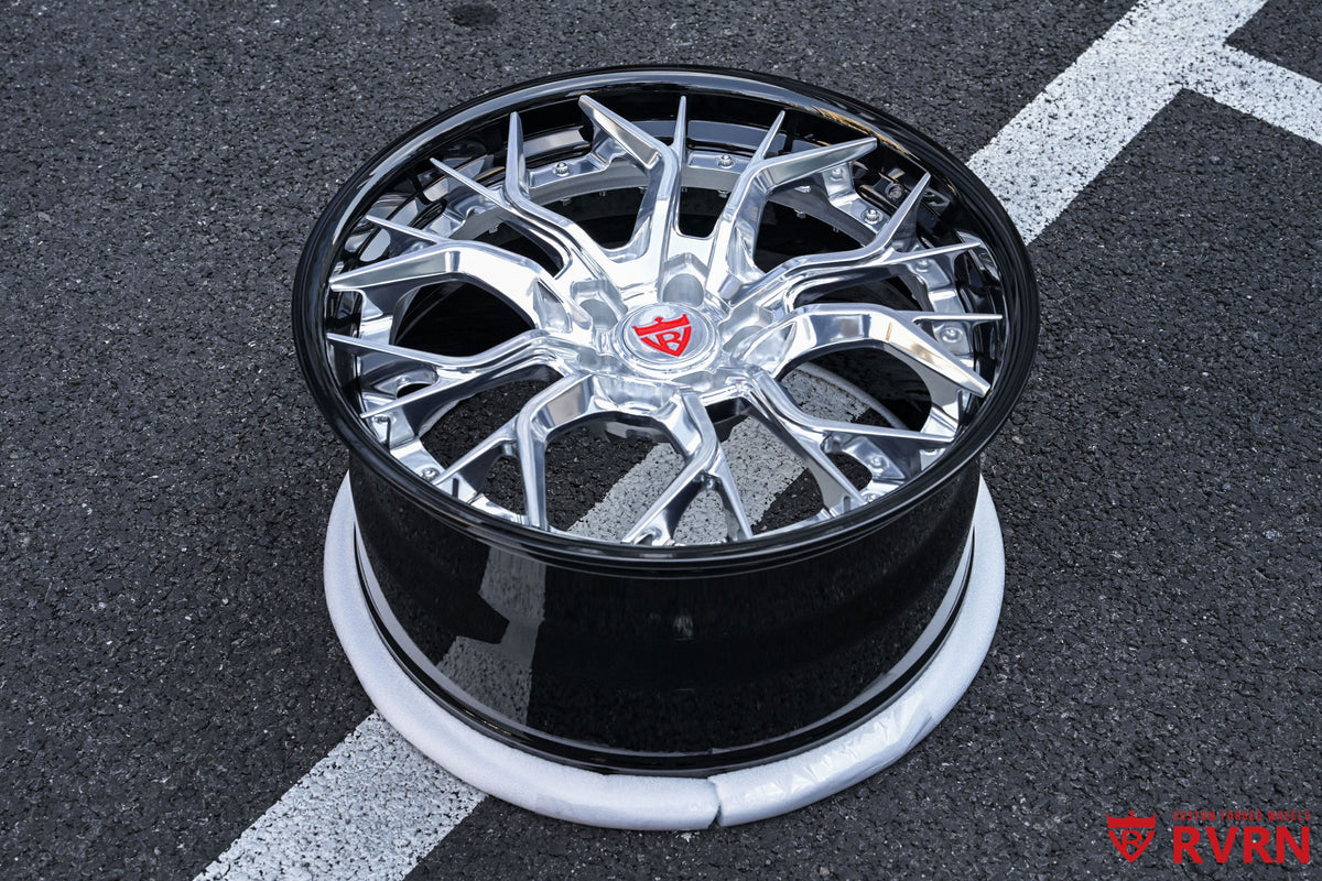 2011 Chevy Camaro 2LT Convertible Polished Aluminum & Gloss Black Wheels: RV-DR16