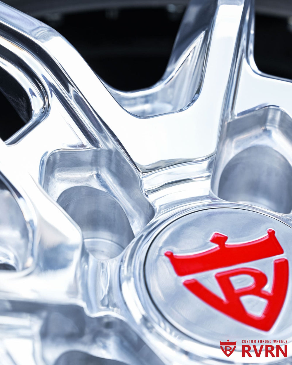 RV-DR16 polished wheel lip and aggressive concave design for Camaro RS